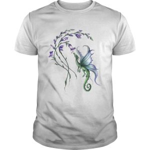 Harebell flower and Dragon shirt