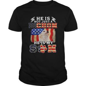 He Is Not Just A Bichon He Is My Son US Flag 2020 shirt