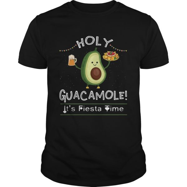 Holy Guacamole! It’s Fiesta Time Cinco De Mayo Avocado tshirt