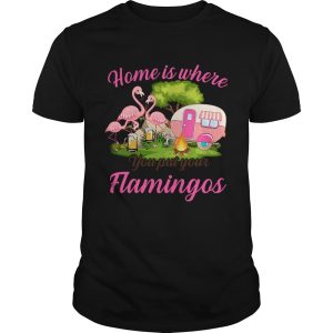 Home Is Where You But Your Flamingos TShirt