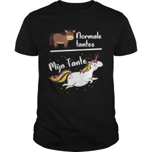 Horse normale tantes Fat Unicorn mijn tante shirt