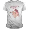Hot Girl Hedgehog Happy New Year 2020 shirt