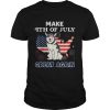 Husky Make 4th Of July Great Again Dog shirt