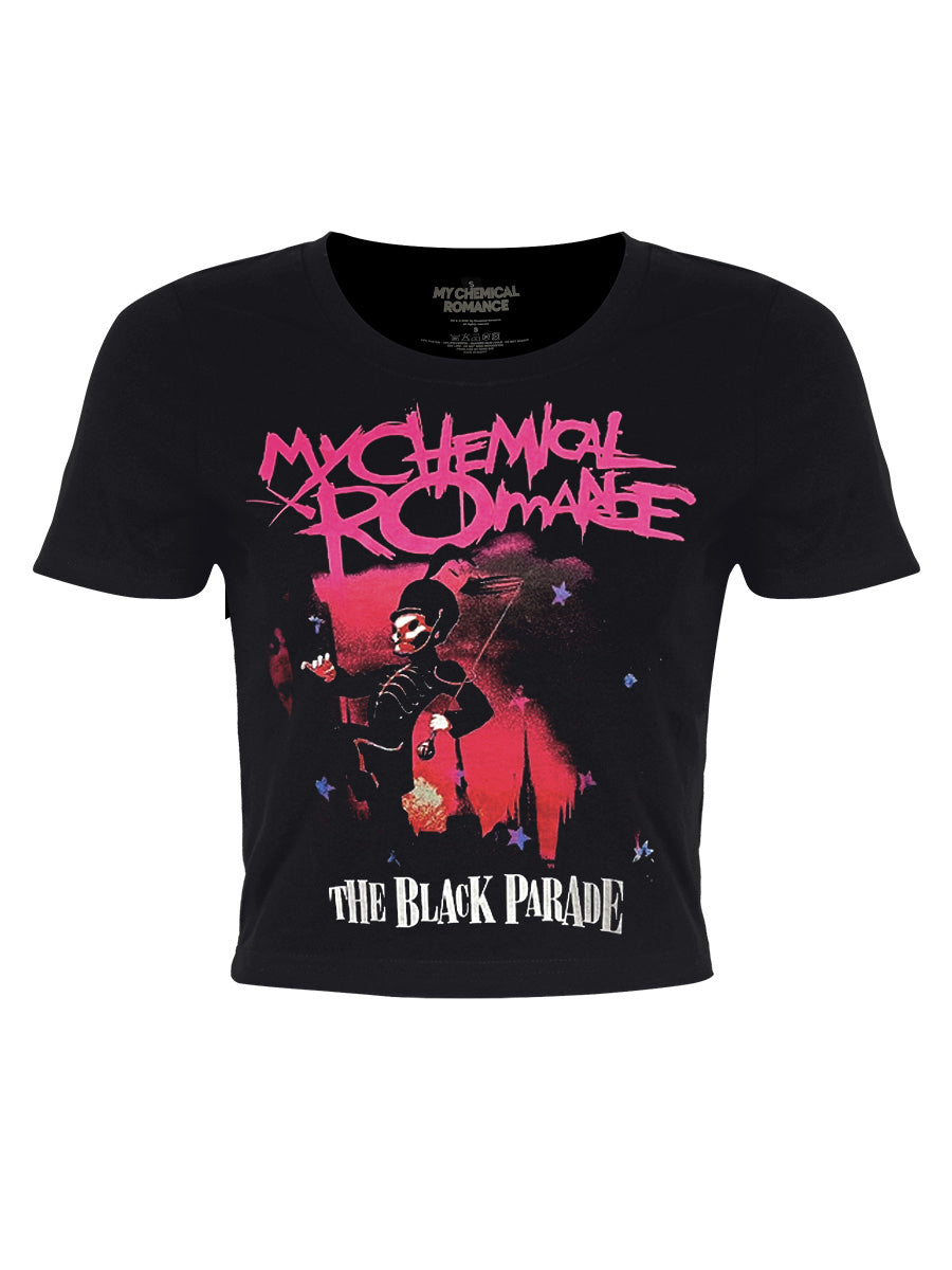 My Chemical Romance The Black Parade Ladies Black Crop Top
