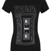 Nirvana Come As You Are Ladies Black T-Shirt
