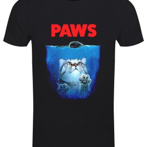 Paws Men’s Black T-Shirt