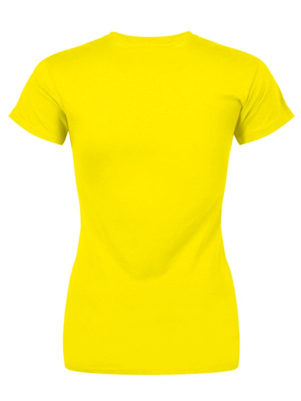 Pop Factory All My Friends Are Dead Ladies Yellow T-Shirt