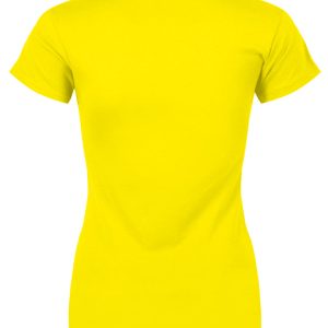 Pop Factory Cat Lady Ladies Yellow T-Shirt