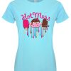 Pop Factory Hot Mess Ladies Turquoise T-Shirt