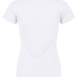 Pop Factory I Love Vegans Ladies White T-Shirt