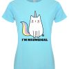 Pop Factory I’m Meowgical Ladies Turquoise T-Shirt