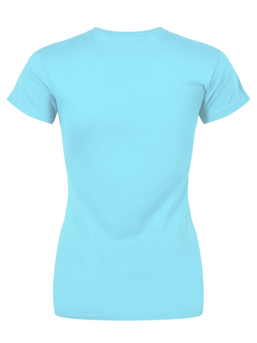 Pop Factory Not A Morning Person Ladies Turquoise T-Shirt