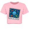 Pop Factory Photo of Uranus Ladies Light Pink Boxy Crop Top