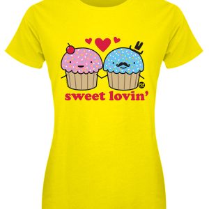 Pop Factory Sweet Lovin’ Ladies Yellow T-Shirt