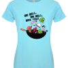 Pop Factory We Will Wok You Ladies Turquoise T-Shirt
