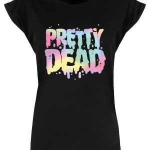 Pretty Dead Pastel Goth Ladies Black Premium T-Shirt