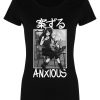 Tokyo Spirit Anxious Ladies Black Merch T-Shirt