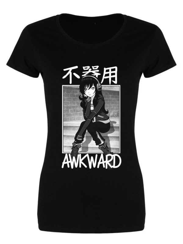 Tokyo Spirit Awkward Ladies Black Merch T-Shirt