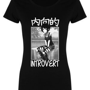 Tokyo Spirit Introvert Ladies Black Merch T-Shirt