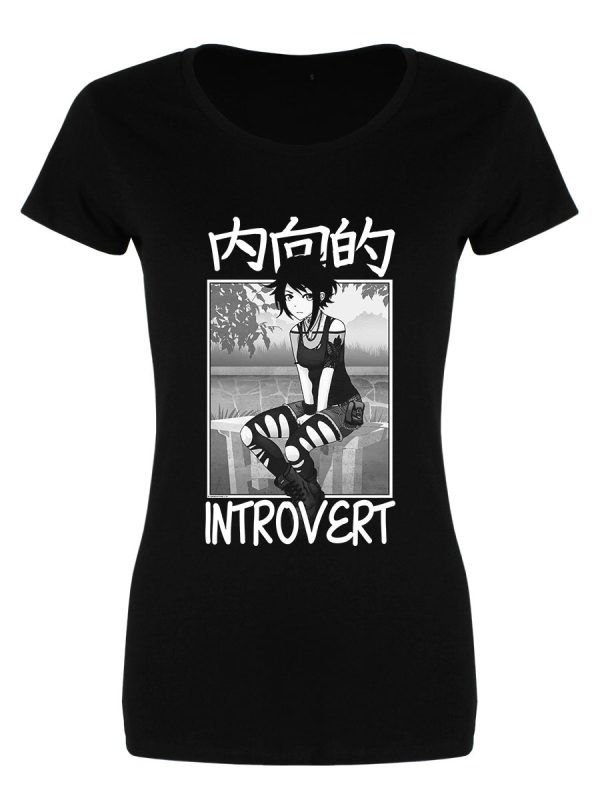 Tokyo Spirit Introvert Ladies Black Merch T-Shirt