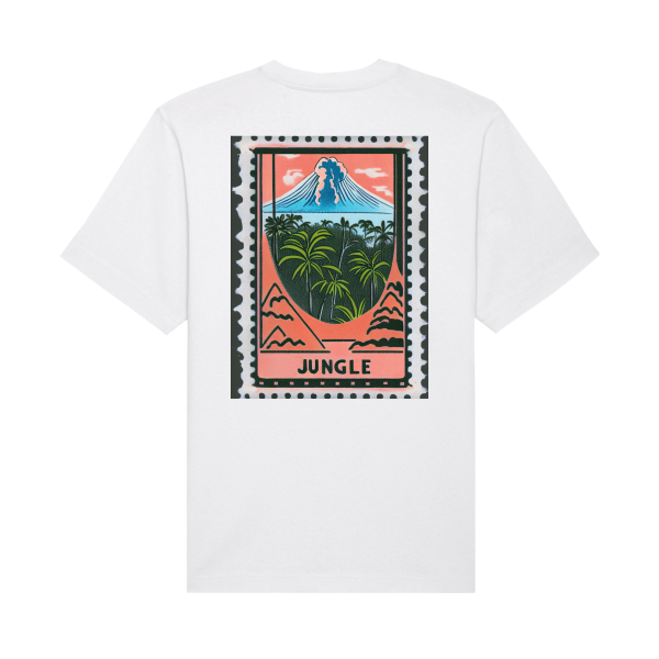 Volcano Paradise Stamp Tee