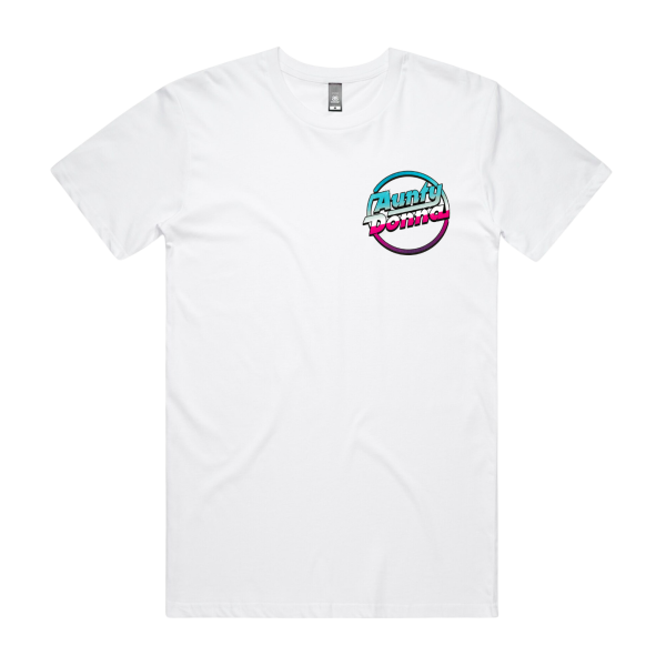 White Retro Tee