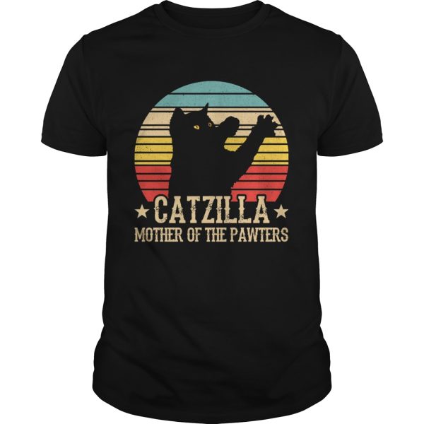 catzilla mother of the pawters vintage shirt