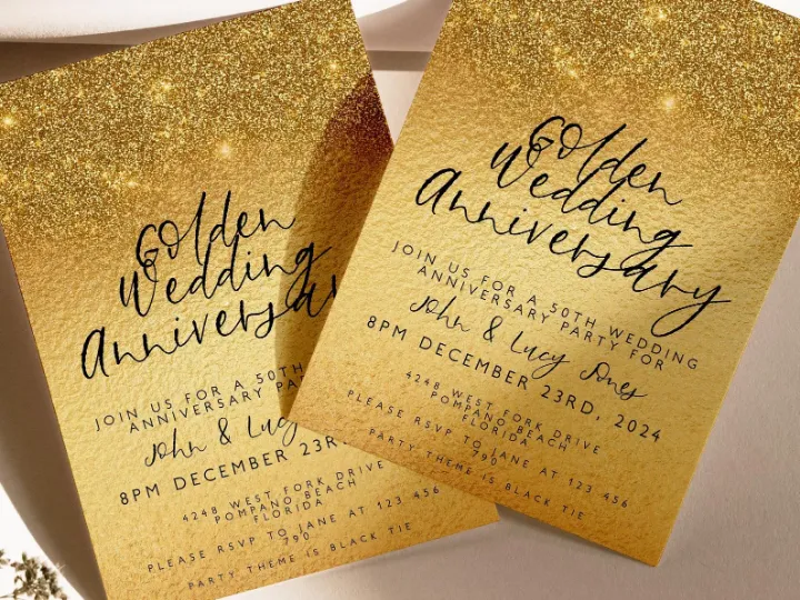 Unusual Golden Wedding Anniversary Gift Ideas