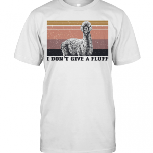 I Don’T Give A Fluff Alpaca Vintage T-Shirt