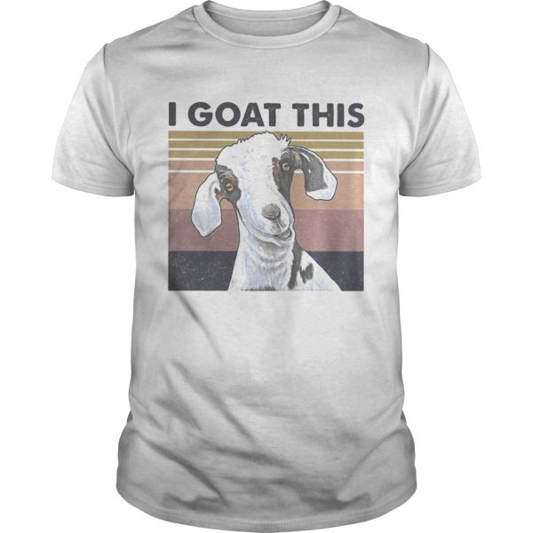 I GOAT THIS VINTAGE RETRO shirt