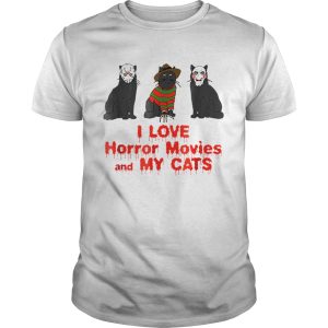 I Love Cats Horror Movie shirt