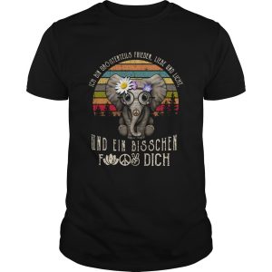 Ich Bin Grtenteils Frieden Liebe Und Licht Elefant shirt