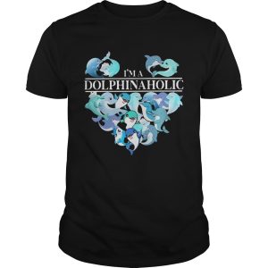 Im A Dolphin Aholic Heart shirt