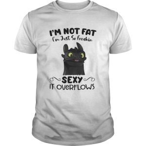 Im Not Fat Im Just So Freakin Sexy It Overflows Toothless Dragon shirt