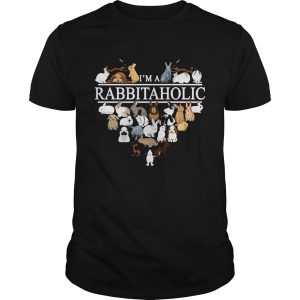 Im a Rabbit Aholic heart shirt