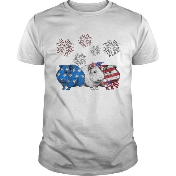 Independence Day Mouses Wear Bow Tie Firework shirt