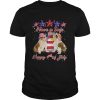 Independence Day pulldogs have a safe and happy 4th of july shirt