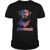 Independence Day rottweiler glasses america shirt