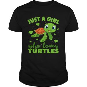 Just A Girl Who Loves Turtles shirt 2