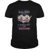 Just a girl who loves freedom and bichons America flag shirt