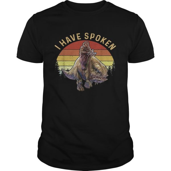 Kuill The Mandalorian I have spoken sunset shirt