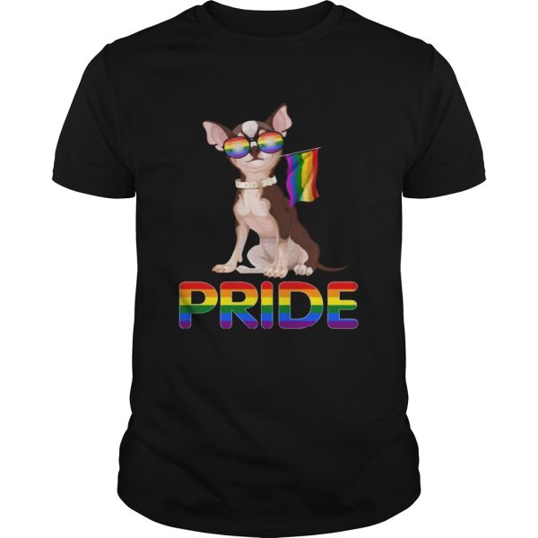 LGBT Chihuahua Dog Original Lesbian Gay Pride LGBTQ Rainbow Shirt