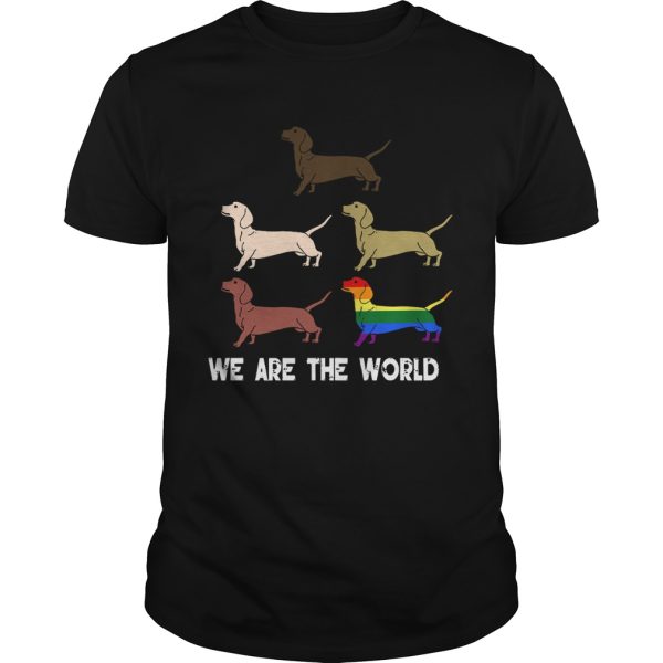 LGBT Dogs We Are The World shirt