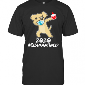 Labrador Retriever Dog Face Mask Dabbing Soap 2020 Quarantined T-Shirt