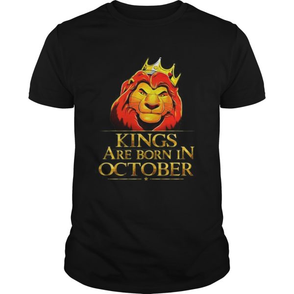 Lion King Are Born In October TShirt