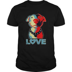 Love Pitbull sunset shirt