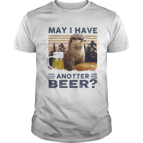 MAY I HAVE ANOTHER BEER SQUIRREL VINTAGE RETRO shirt