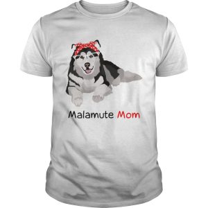 Malamute Mom Bandana Alaskan Malamute Dog shirt