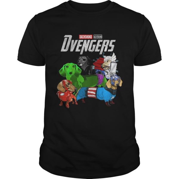 Marvel Avenger Endgame Dvengers Dachshund shirt