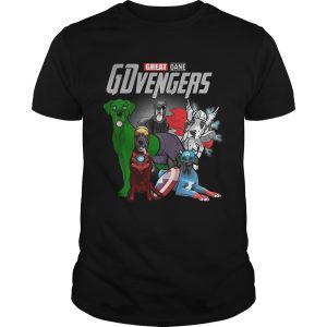 Marvel Avengers Endgame Great Dane GDvengers tshirt